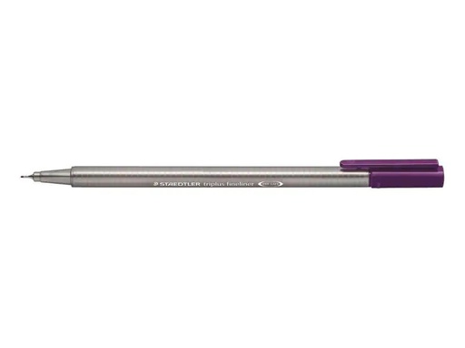 [90105605 914685] Staedtler Fineliner Triplus 334 0.3 mm, Violett