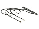 Delock WLAN-Antenne 2 x MHF, 250 mm, 5dBi MHF 4L 5 dBi Rundstrahl