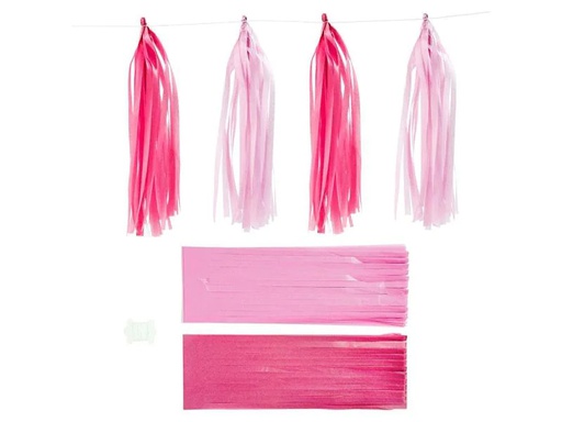 [90105645 723916] Creativ Company Quasten 12 x 35 cm 12 Stück, Rosa