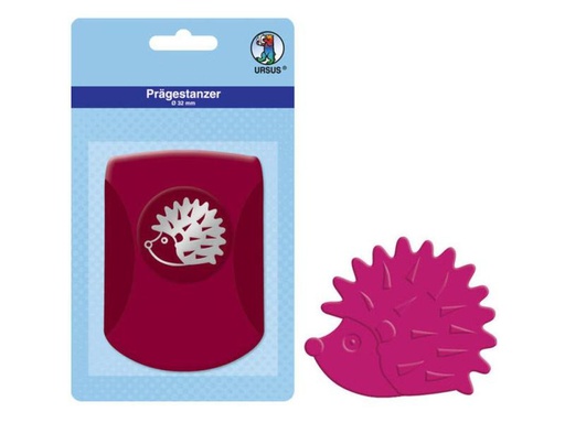 [90105669 606114] URSUS Prägestanzer Herbst Igel, 32 mm
