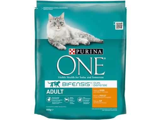 [90105695 589787] Purina ONE Trockenfutter Adult Huhn &amp; Vollkorn, 800 g
