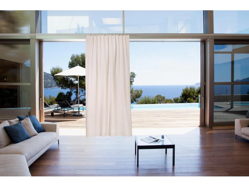 [90105788 1032094] Casa Leon Outdoor-Fertigvorhang Acrisol 140 x 245 cm, Beige