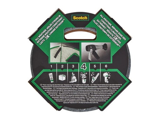 [90105866 1160676] 3M Gewebeband Scotch Extremium AllWeather 48 mmx27.4 m,Schwarz