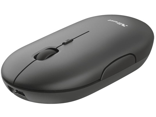 [90105912 1207647] Trust Maus Puck Rechargeable Black