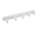 Wirewin Kabelführungspanel KFP-5RING METAL , Grau