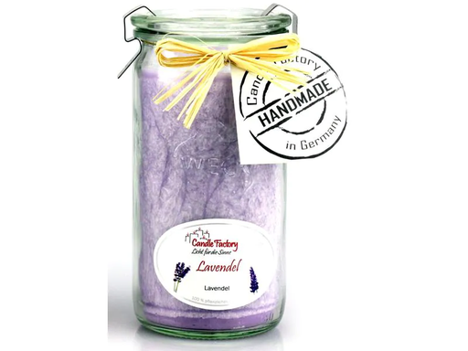 [90106329 1162140] Candle Factory Duftkerze Lavendel Mini Jumbo