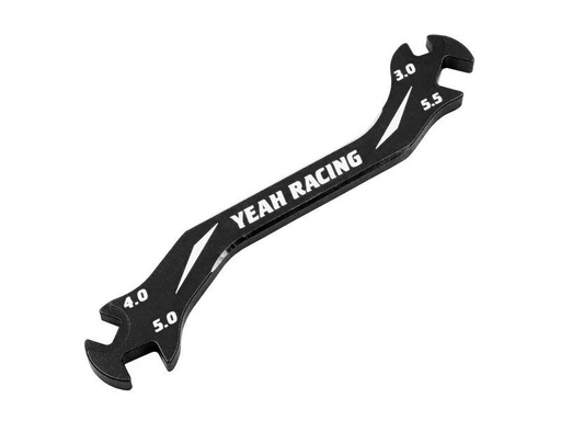 [90106387 1115502] Yeah Racing Spurstangen Gabelschlüssel 3 mm 4 mm 5 mm 5.5 mm