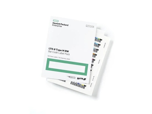 [90106478 699438] HPE Etiketten LTO-8 Q2015A Strichcode, 100 Pack