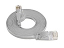 SLIM Slimpatchkabel RJ-45 - RJ-45, Cat 6, UTP, 3 m, Grau