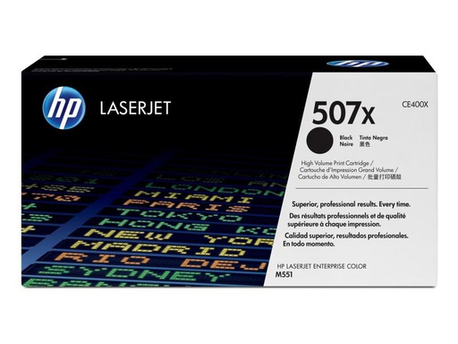 [90106586 191012] HP Toner Nr. 507X (CE400X) Black