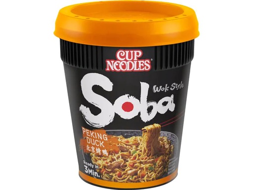 [90010653 932725] Nissin Food Becher Soba Cup Nudeln Peking Duck 87 g