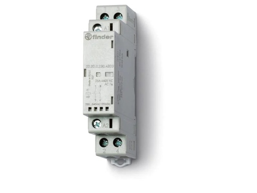 [90010655 1040234] Finder Schütze Serie 22 1S + 1Ö, 25A 12 V