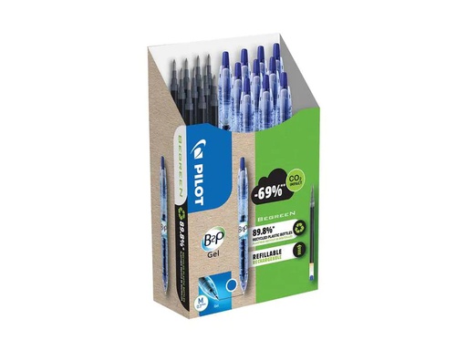 [90106800 1207541] Pilot Gelschreiber BG B2P 10+10 Refills 0.7 mm, Blau
