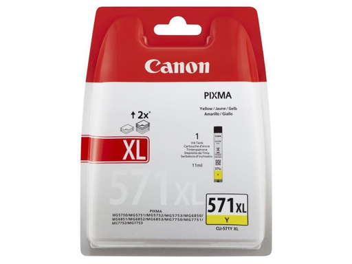 [90106847 368619] Canon Tinte CLI-571Y XL Yellow