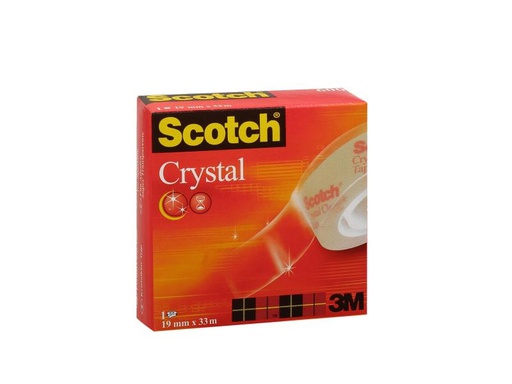 [90106938 298204] Scotch Klebeband Crystal 19 mm x 33 m, Transparent