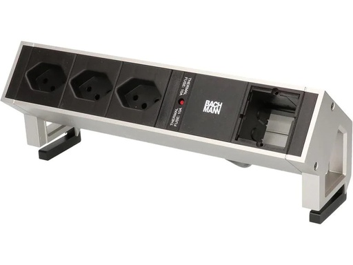 [90106981 252668] Bachmann Tischsteckdosenleiste DESK 2 3x T13, 1x ABD