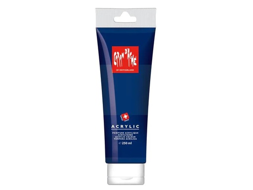 [90107005 1182689] Caran d'Ache Acrylfarbe 250 ml, Nachtblau