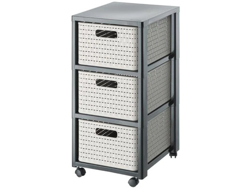 [90107024 1125085] Rotho Schubladenbox Tower Country A4 Beige