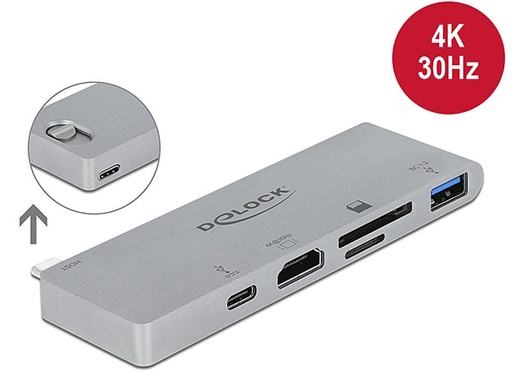 [90107137 1101545] Delock Dockingstation 87745 USB-C – HDMI/SD/USB