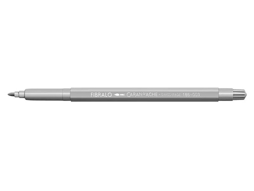 [90107156 1182733] Caran d'Ache Filzstift Fibralo 1 Stück, Hellgrau