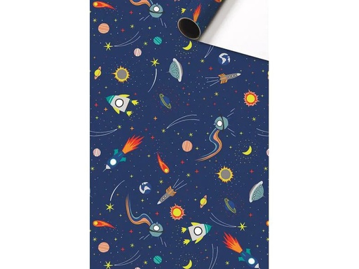 [90107453 1138950] Stewo Geschenkpapier Cornelius 1 Stück, Dunkelblau, 70 cm x 2 m
