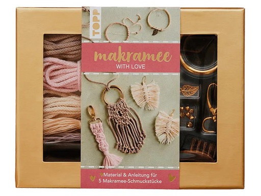 [90107465 1159507] Frechverlag Schmuck Bastelset Makramee With Love