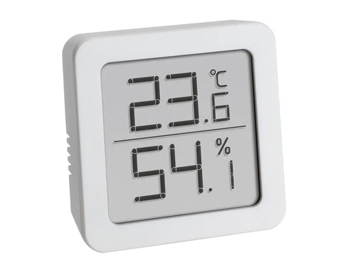 [90107486 1086721] TFA Dostmann Thermo-/Hygrometer Digital, Weiss