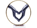 Kare Dekofigur Elements Heart Hand Polyresin