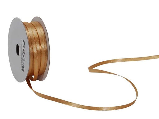 [90107653 1122480] Spyk Satinband 3 mm x 8 m, Gold