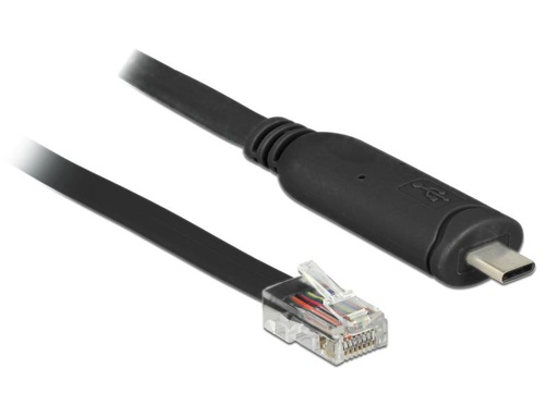 [90107882 841711] Delock Konsolenkabel USB-C - RJ45 RS-232, Cisco kompatibel, 2m