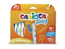 Carioca Baby 2+ 12 Stück, Mehrfarbig
