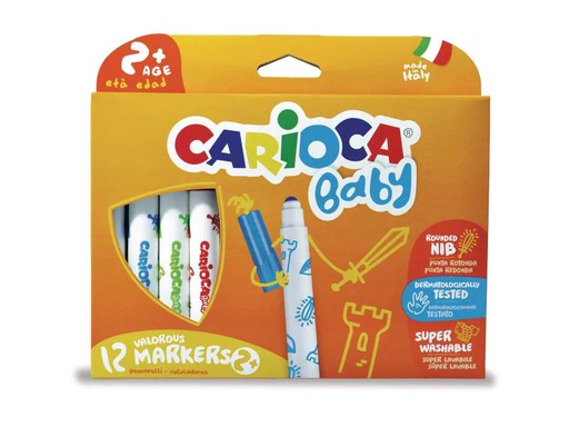 [90108017 722707] Carioca Baby 2+ 12 Stück, Mehrfarbig