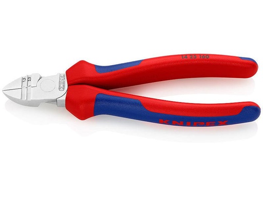 [90010781 518859] Knipex Abisolier-Seitenschneider verchromt