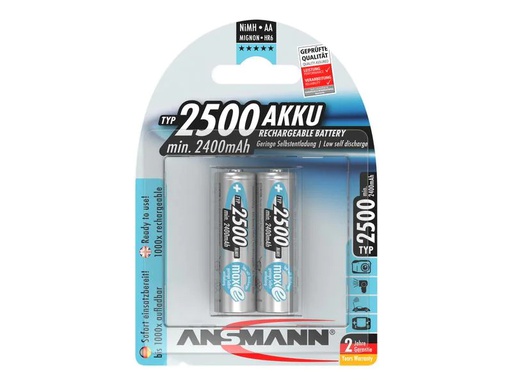 [90108109 1120994] Ansmann Akku 2x AA Typ 2500 2400 mAh
