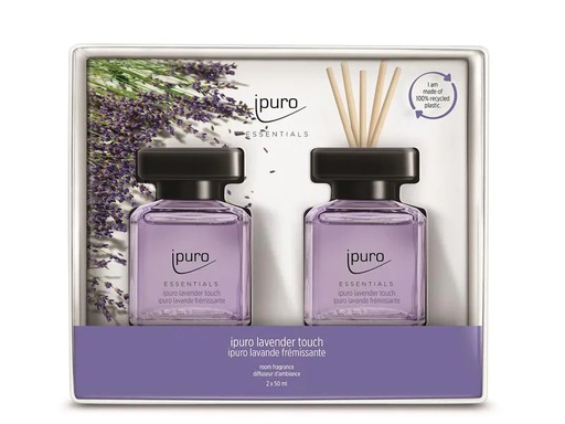 [90108138 1159379] ipuro Duftstäbchen Lavender Touch 2 x 50 ml Set 100 ml