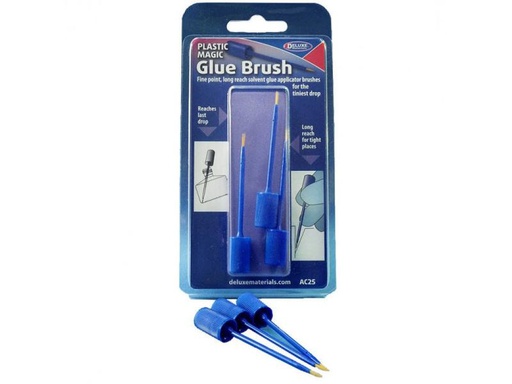 [90108173 778873] Deluxe Materials Klebepinsel Plastic Magic Glue Brush 1 Stück, Blau