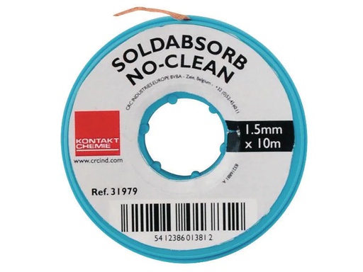 [90108186 818589] Kontakt Chemie Entlötlitze SOLDABSORB 1.5 mm x 10 m