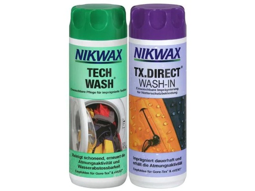 [90108208 911657] NIKWAX Set Tech Wash &amp; TX.Direct Wash-In 2 x 300 ml