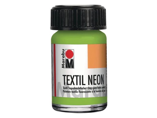 [90108244 998294] Marabu Textilfarbe Neon UV 15 ml Neongrün