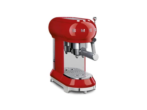 [90108285 663241] SMEG Siebträgermaschine 50's Retro ECF01RDEU Rot