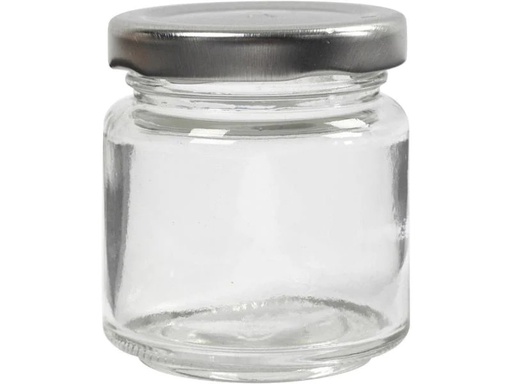 [90108346 813417] Creativ Company Glas mit Deckel 100 ml 12 Stück