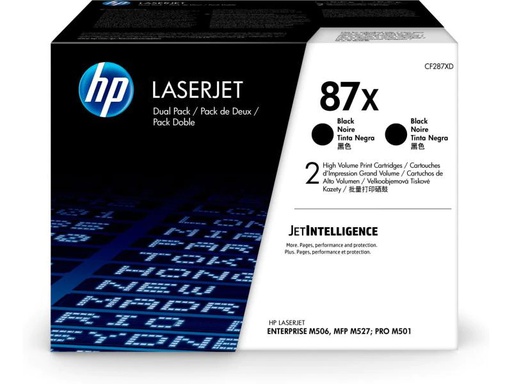 [90108362 841935] HP Toner Nr. 87X (CF287XD) Black