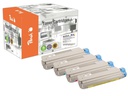 Peach Tonerset OKI C5600-Series BK, C, M, Y