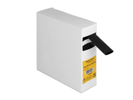 [90108387 1209121] Delock Schrumpfschlauch Box mit Innenkleber, 5 m x 19.1 mm