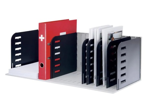 [90108473 830880] Styro Bücher-Trennwände styrorac 7 Abteile