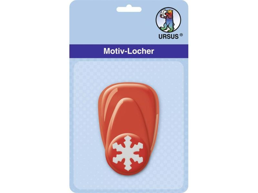 [90108522 606183] URSUS Motivstanzer Schneeflocke klein, 1.6 cm