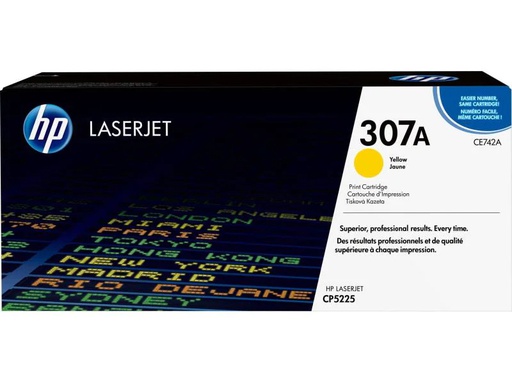 [90108572 175841] HP Toner Nr. 307A (CE742A) Yellow