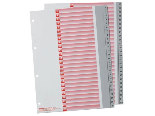 [90108634 830667] Kolma Register A4 KolmaFlex 1-52