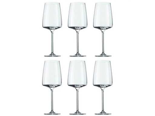 [90108737 833944] Schott Zwiesel Rotweinglas Sensa 535 ml, 6 Stück, Transparent