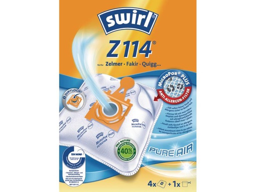 [90108763 572712] Swirl Staubfilterbeutel Z 114 4 Stück